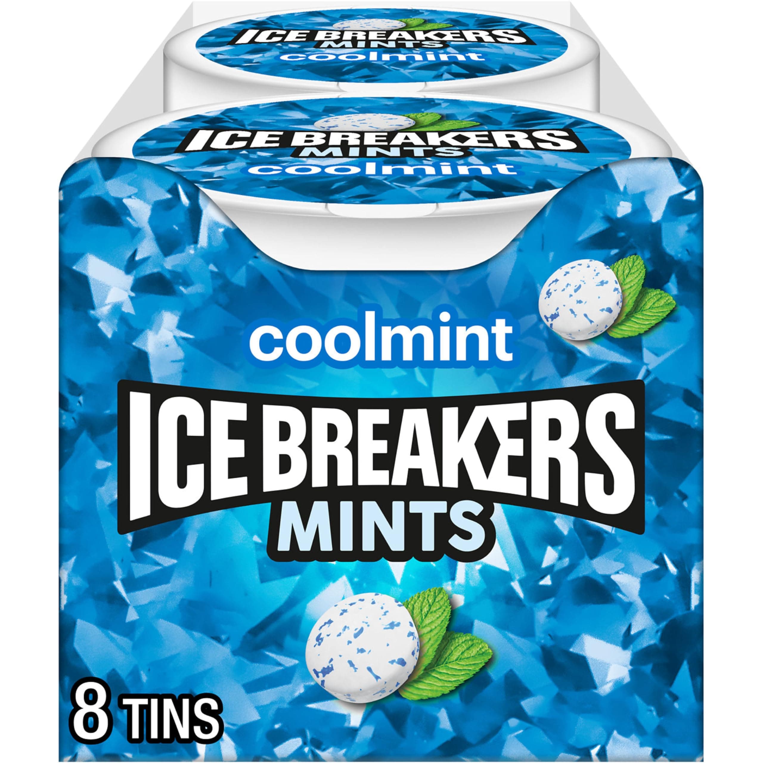 IceBreakers Mints Coolmints Mints, Natural and Artificial Flavour, 8 X 42 g