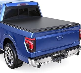 Soft Roll Up Tonneau Cover Truck Bed Cover Compatible for 2015-2026 Ford F-150 Styleside 5'5" Bed (Not for Flareside)