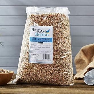 Wild Bird Robin & Songbird Food No Mess Seed Mix High Energy Premium Feed for Wild Birds (14kg)