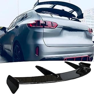Universal 51in Rear Window Roof Spoiler Wing ABS Fit for Most Hatchback/SUV/Wagon/Minivan, Gloss Black Knight Sport-Style, Car Tailgate Top Wing Lip Exterior Accessories