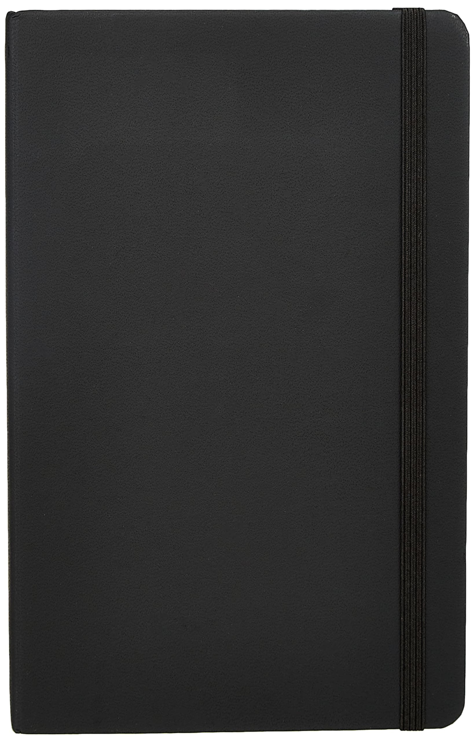 Amazon Basics Classic Notebook, Squared 240 Pages, Large, Black, 21 x 13.5 cm
