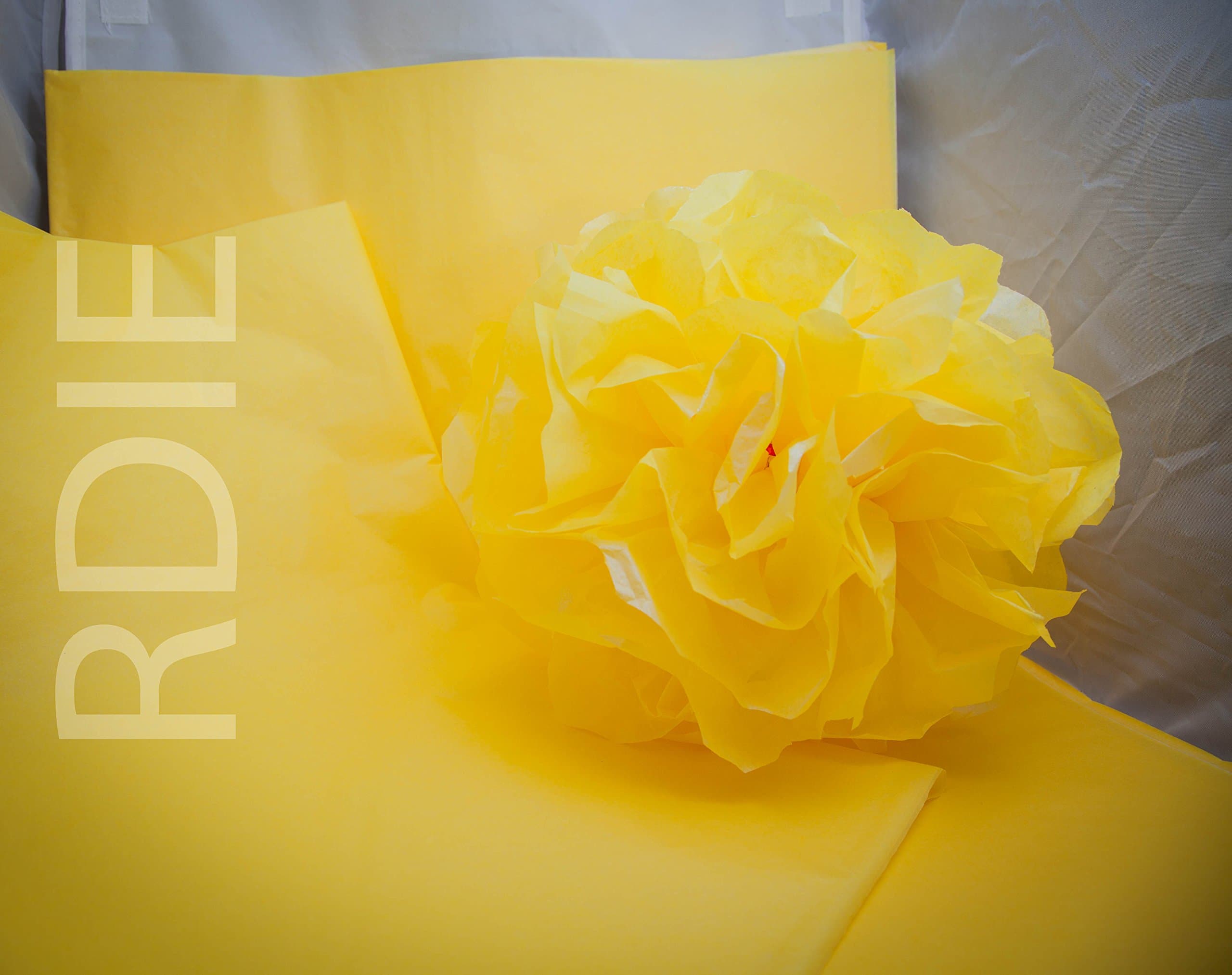 Pale Yellow Tissue Paper 480 Sheets 18 GRS