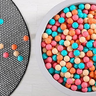 GOGOSO Ball Pit Balls for Toddler,Plastics Balls for Kids1 2 3 4 5 6 Baby Ballpit 50 100 200 300 400 500 1000