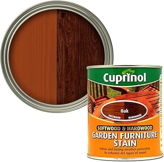 5158525 Garden Furniture Stain Exterior Woodcare, Oak,750ML