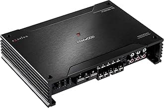 Kenwood X802-5 X-Series Class D 5-Channel Power Amplifier (A/B/Subwoofer), High Resolution Sound