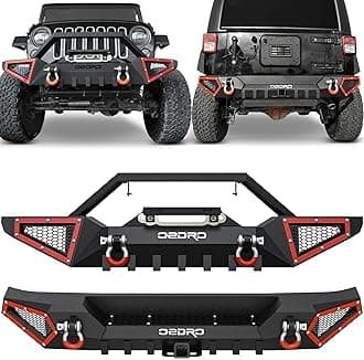 OEDRO front and rear bumper fits Jeep Wrangler JK/JKU