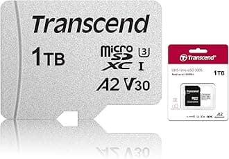 Transcend TS1TUSD300S-A microSD UHS-I U3 A1 with Adaptor 1TB