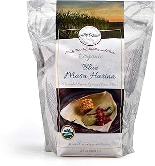 Gold Mine Organic Masa Harina Corn Flour Blue 0.9kg New 2-day Shipping