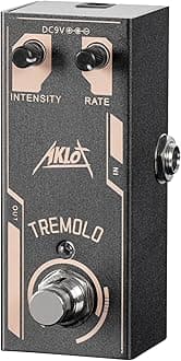 Tremolo Guitar Pedal, AKLOT Electric Effects Pedals Mini Single Type DC 9V True Bypass