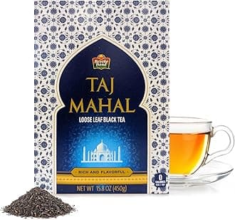 Taj Mahal Tea | Premium Quality | Loose Tea | Indian Black Tea | Finest Blend | Suitable for Milk Chai | Authentic Chai | Rich & Flavourful | 450 Grams (Pack of 1)