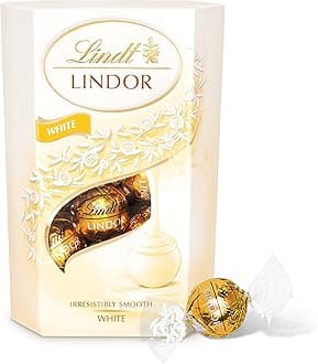 Lindt Lindor White Chocolate Truffles Box, 200g