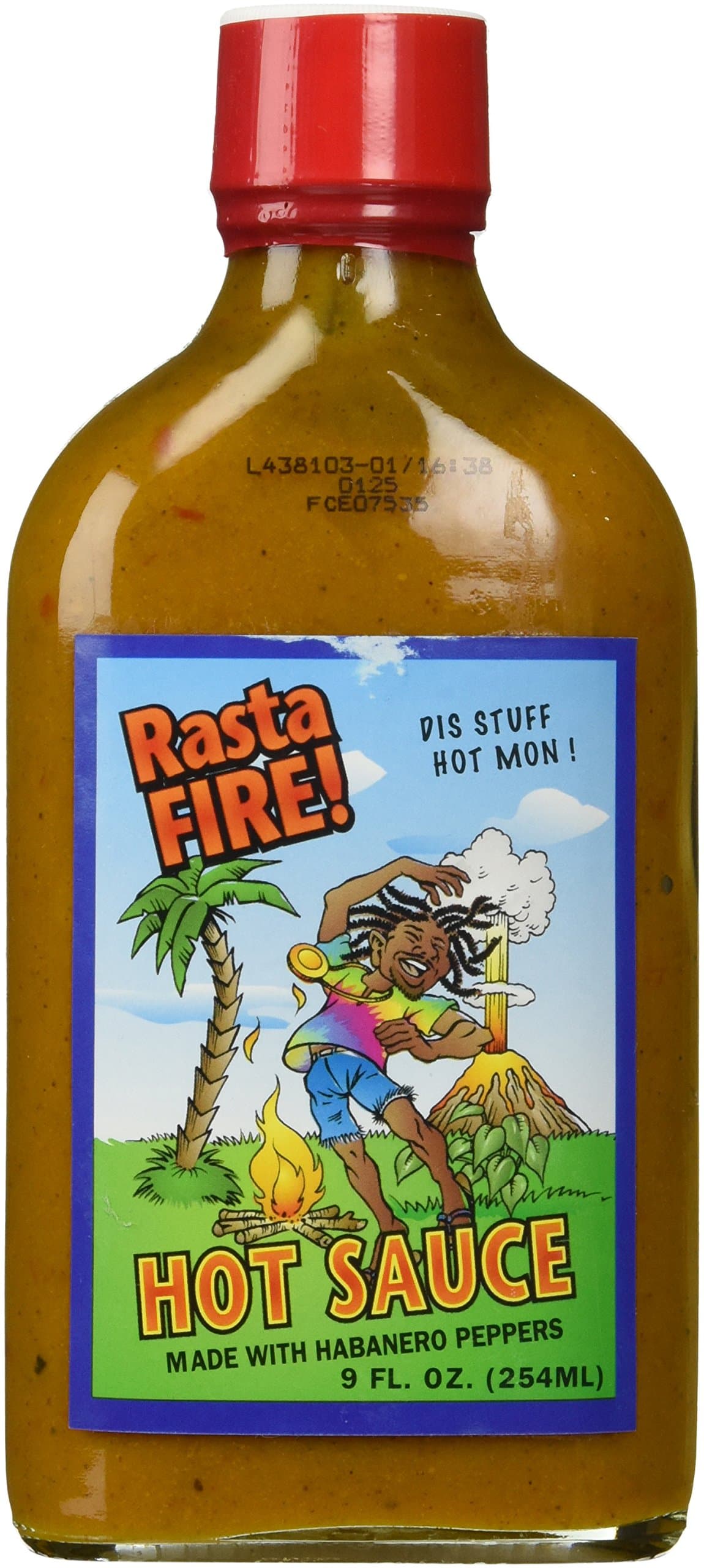 Rasta Fire Hot Sauce, 6.8 fl oz