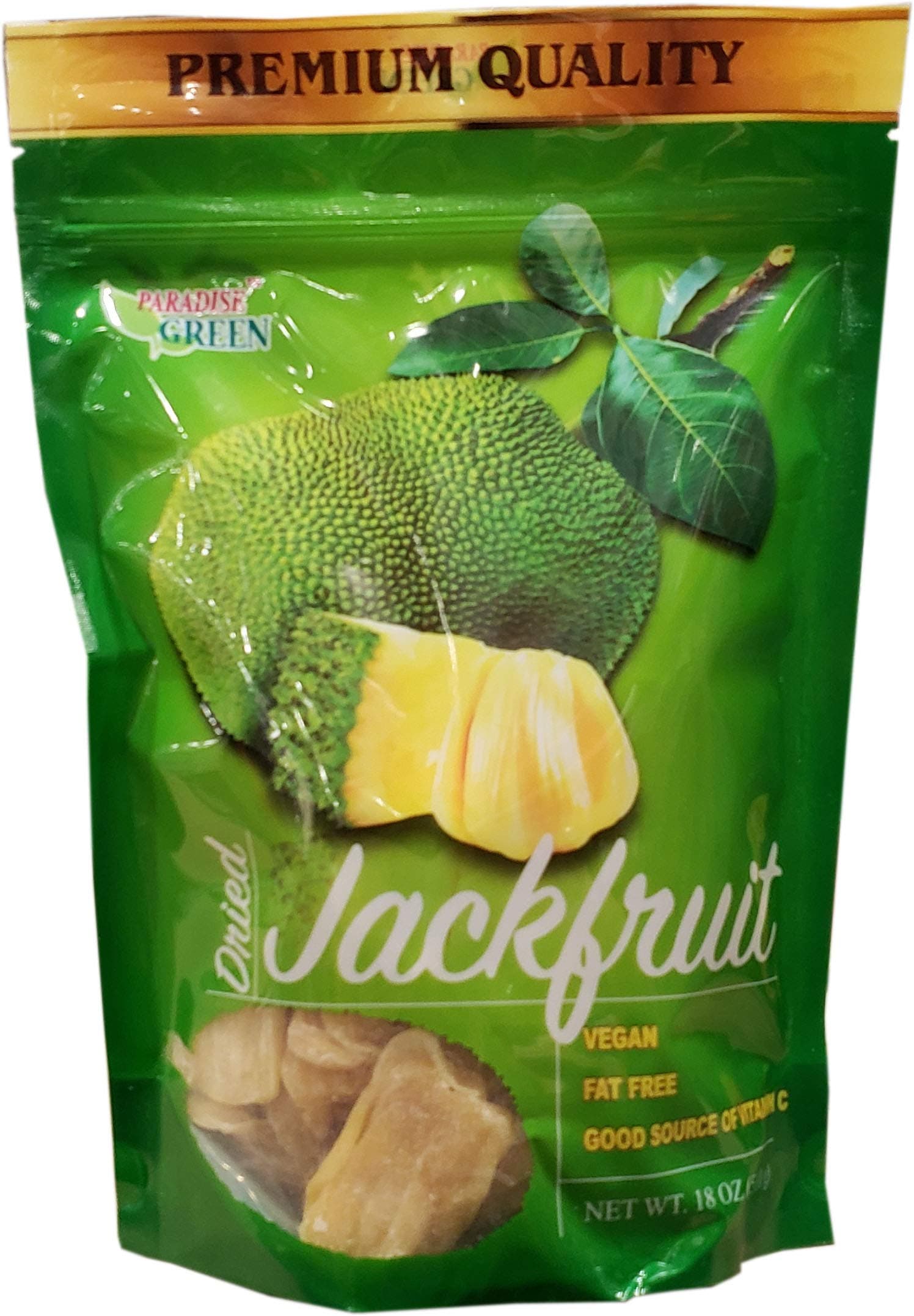 Paradise Green Dried Jackfruit, 18 Ounce