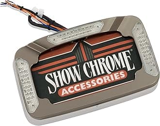 Show Chrome Accessories (16-131SK Smoke Chrome LED License Plate Holder