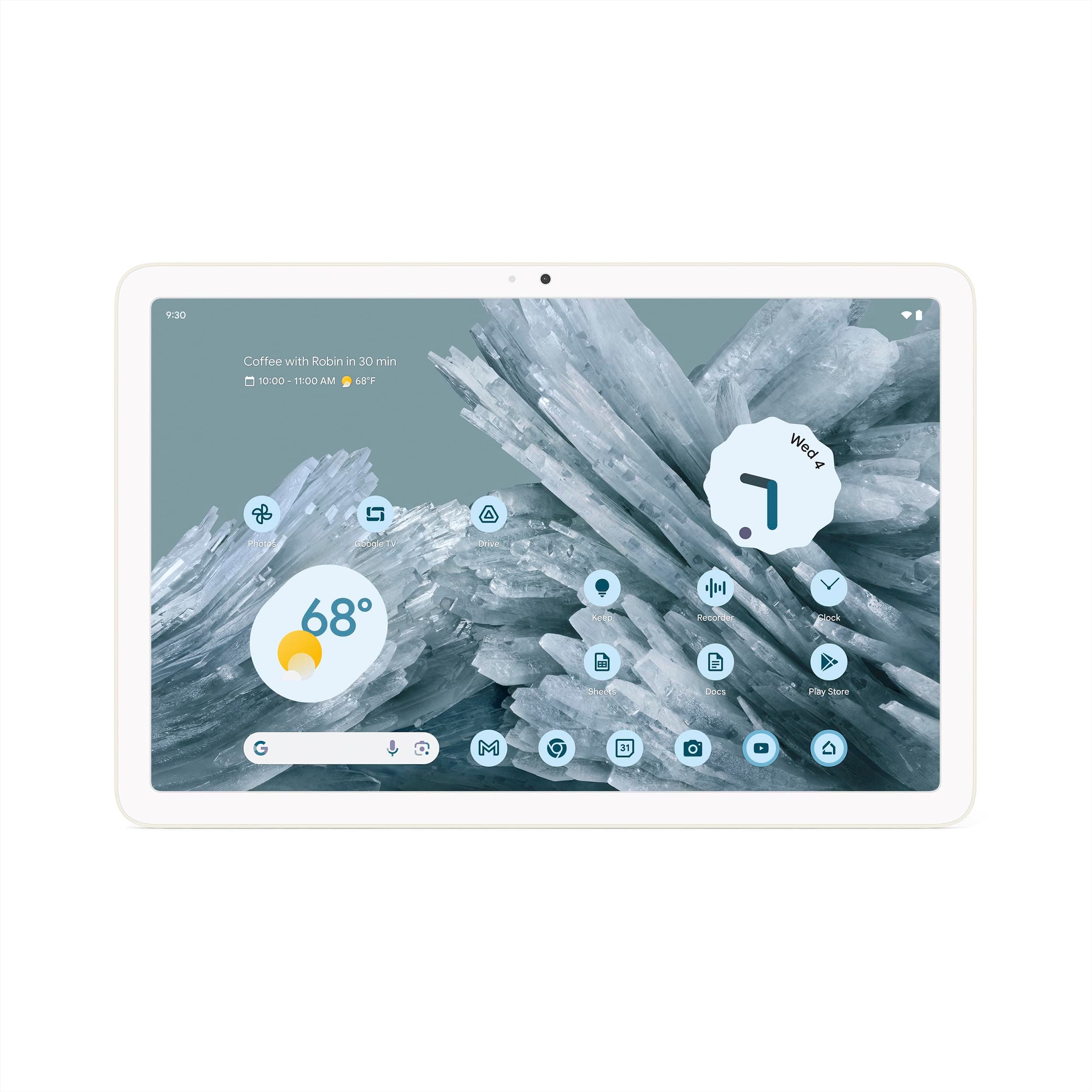 Pixel Tablet - Android Tablet with 11-Inch Screen and Extra-Long Battery Life - Porcelain - 8 GB RAM - 128 GB
