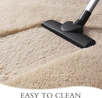 Chicrug Soft Plush Area Rug for Bedroom, Living Room, Shaggy Area Rug, Non Shedding for Boys’ and Girls’ Bedroom, Home Decor, 2 x 20 m, Camel