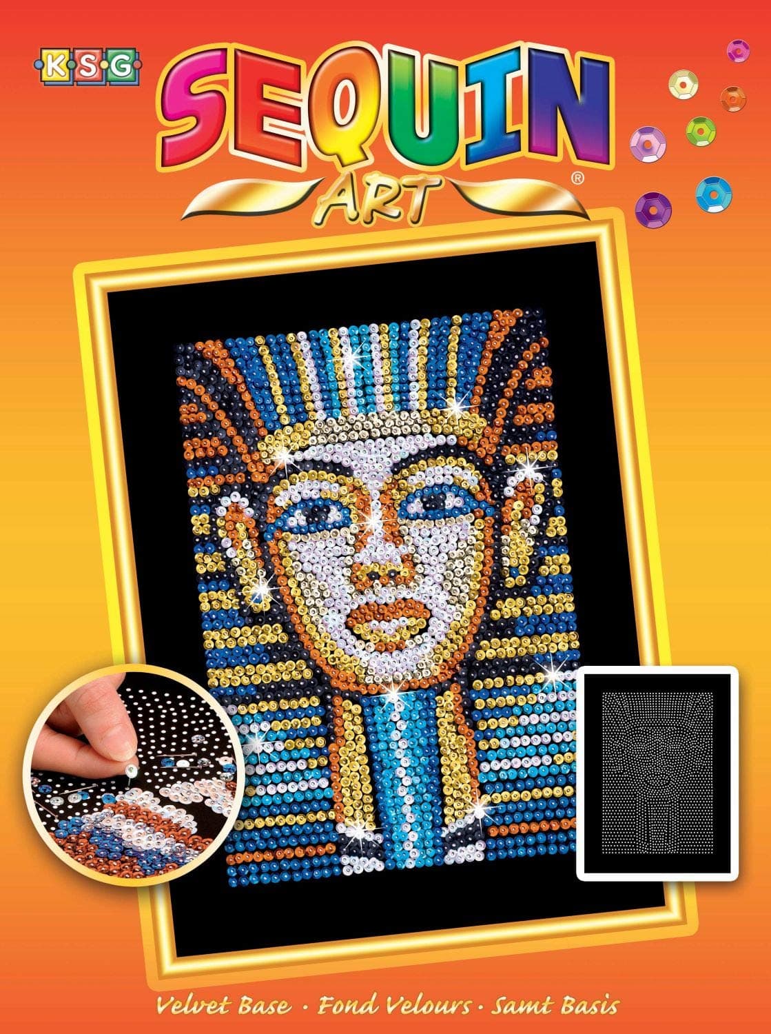 sequin art 1606 Tutankhamun Craft Set