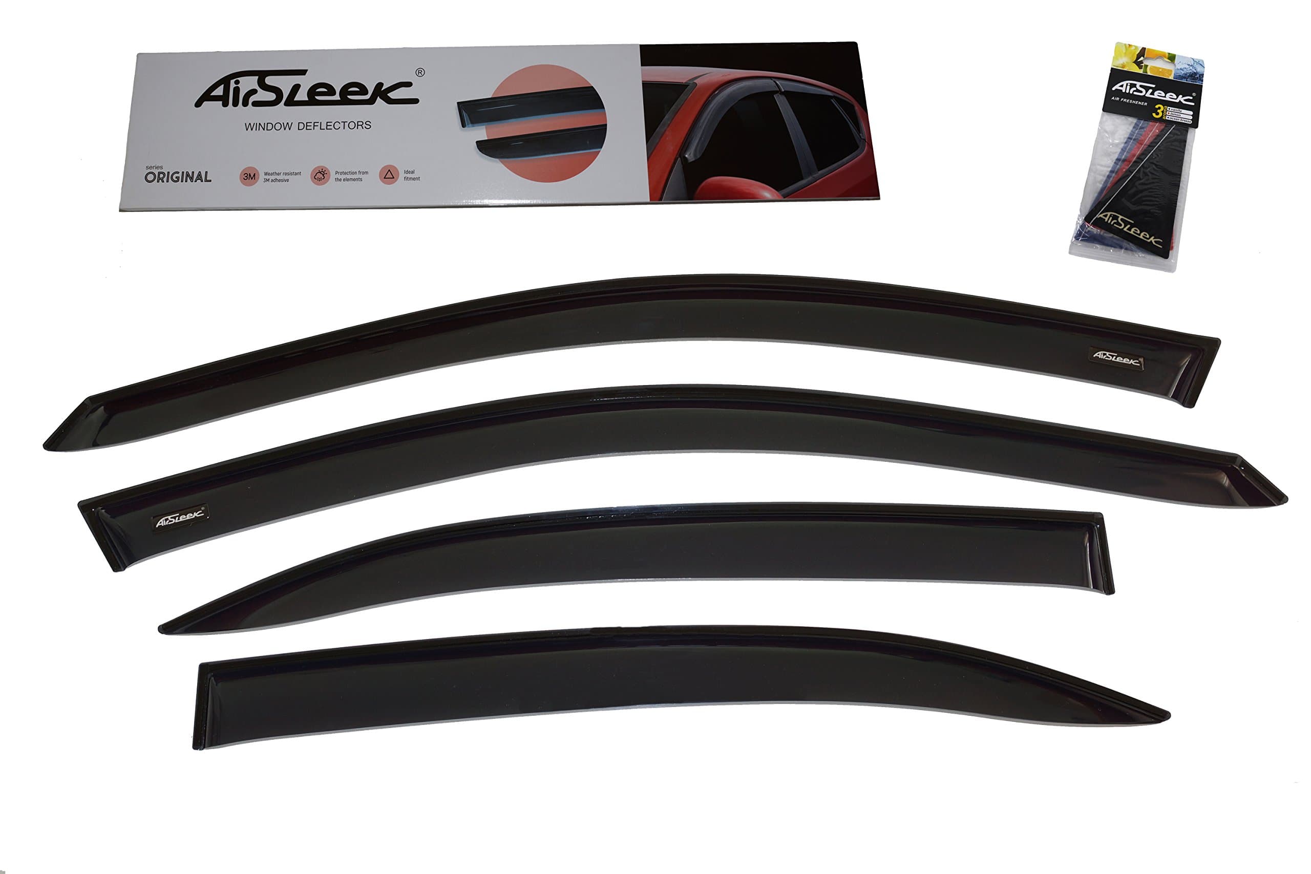 Windows Rain Guards Side Deflectors for VW Jetta 2011-2018 Original Outside Mount