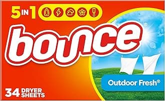Bounce Outdoor Fresh Fabric Softener Sheets, 34 Sheets