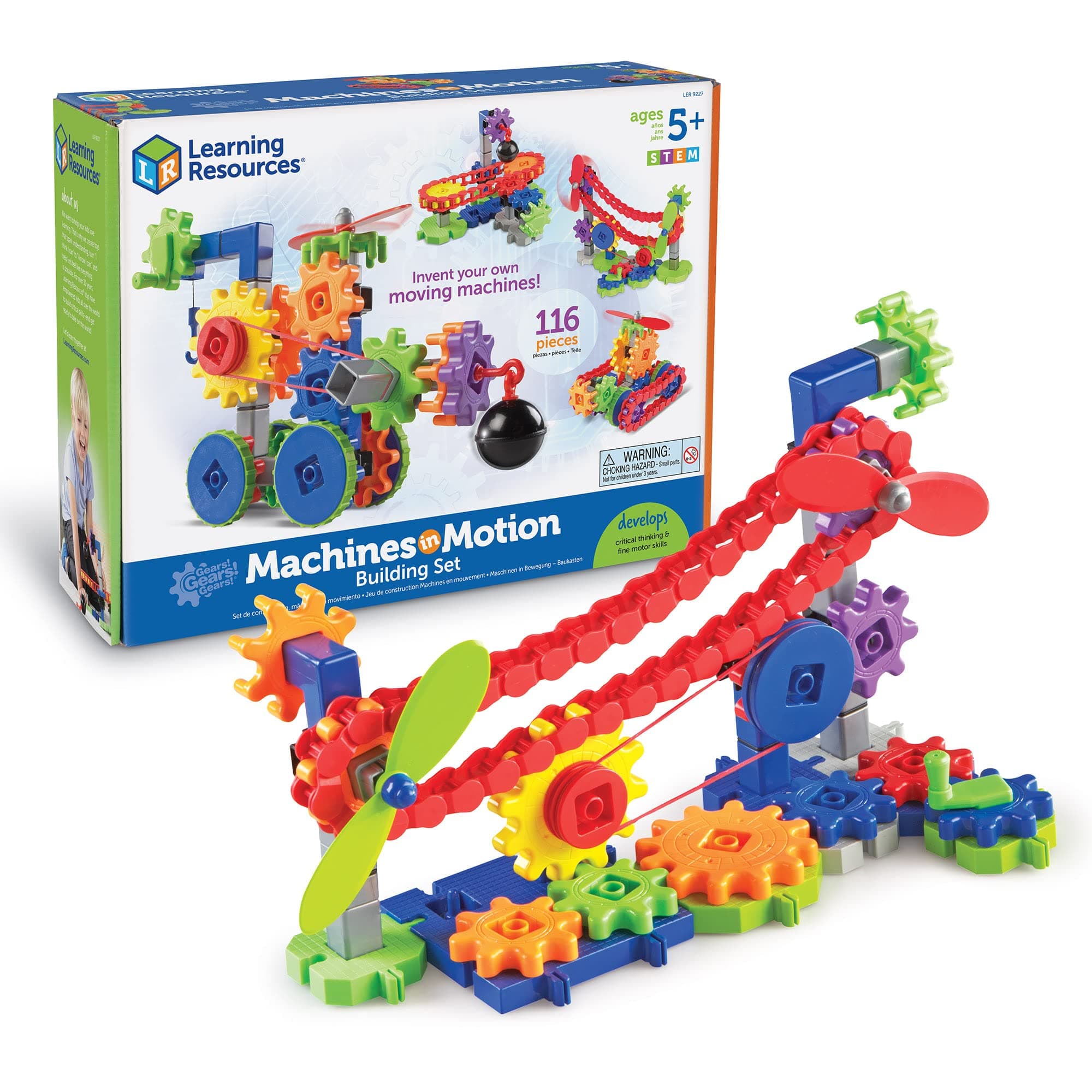 Learning Resources Gears Machines in Motion, Multicolor