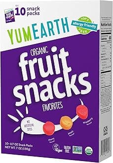YumEarth Organic Fruit Snacks Box, 0.7 Ounce (Pack of 10)