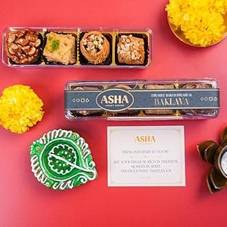 ASHA SWEETS Baklava Assorted Sweets (Pack Of 1 X 100 Grams)| Made with Pure Ghee |Premium Sweets Perfect for Gifting and Snacking| Turkish Delight Made With Fresh Ingredients