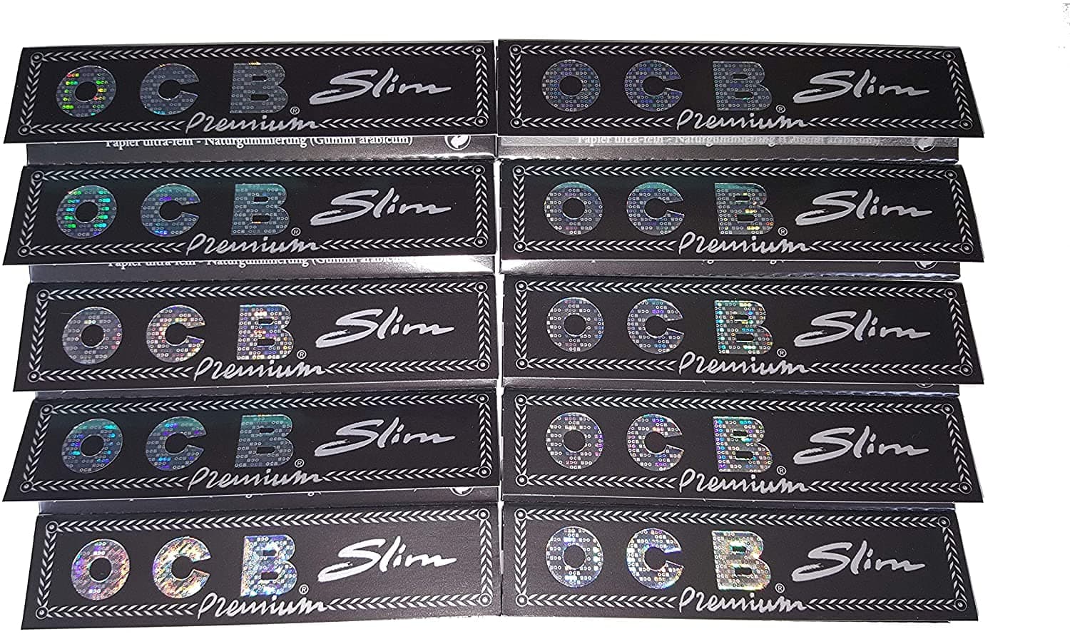 10 x 32 Premium Slim Rolling Papers Long Papers and 1 x Transport Case