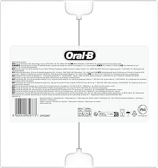 Pro Precision Clean Electric Toothbrush Head, X-Shape And Angled Bristles for Deeper Plaque Removal, Pack of 16 Toothbrush Heads, Suitable For Mailbox, White