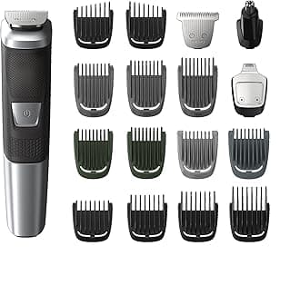Philips Norelco Multi Groomer MG5750/49-18 piece, beard, body, face, nose, and ear hair trimmer and clipper