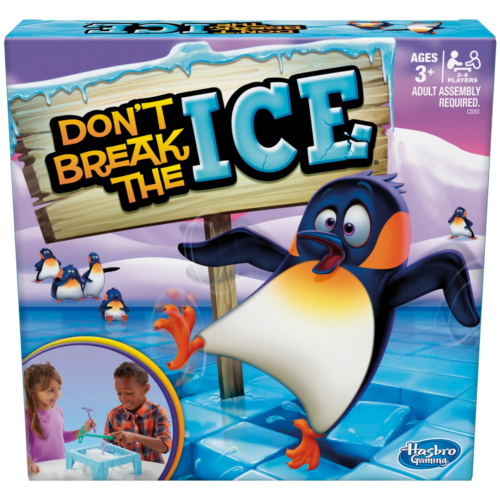 Hasbro® Don’t Break The Ice Game, Classic Version for Ages 3+ Years, 2-4 Players