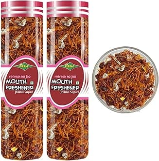 Dizzle Jhilmil Supari 150g Pack o f 2 | Jhilmil Supari | Supari Mouth Freshener | Mukhwas | After Meal Digestives Mukhwas | Premium Mouth Freshner | Jaipuri Mukhwas