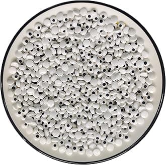 Sentovac 1 Bottle Sprinkles Eyeballs Candy Cake | Cookie For Christmas And Cupcakes Topper Decorations Mini Eyes (7 Mm) With Set Tweezers