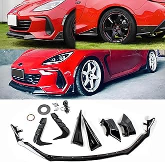 Full Body Kits, Front Bumper Lip Splitter Spoiler & Side Skirt & Side Fender & Rear Apron Set of 9 Fit for Subaru BRZ 2022 2023 2024 STI Style Accessories