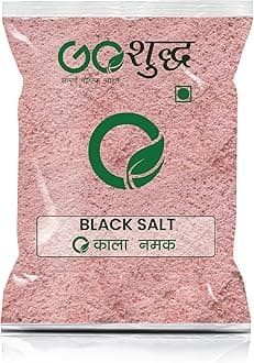 Goshudh Black Salt (Kala Namak) (500gm, Black Salt (Kala Namak))