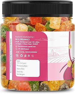 - Jelly Bites | 800gm | Colorful & Delicious Flavors | Vegetarian, No Gelatin with Natural Fruit Sugar | Mix Fruit Jelly (Pack of 2, 400gm each)