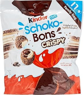Kinder Schokobons Crispy 89g Pack of 16 pieces