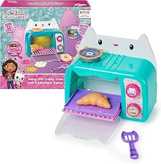 Gabby's Dollhouse Bakey with Cakey Oven, Kitchen Toy with Lights and Sounds, Toy Kitchen Accessories and Play Food, Kids Toys for Ages 3 and up