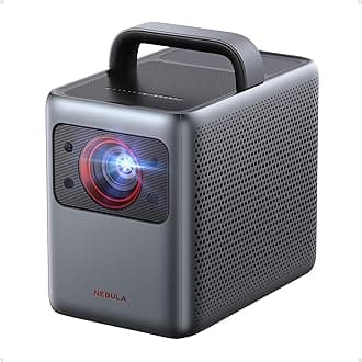 Outdoor Projector, Anker NEBULA Cosmos Laser 4K Projector, 2400 ISO Lumens, Android TV 10.0 with Dongle, Autofocus, Auto Keystone Correction, Screen Fit, Home Theater Projector with Wi-Fi & Bluetooth