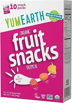 Organic Tropical Fruit Snacks, 0.7 Ounce (Pack of 10)