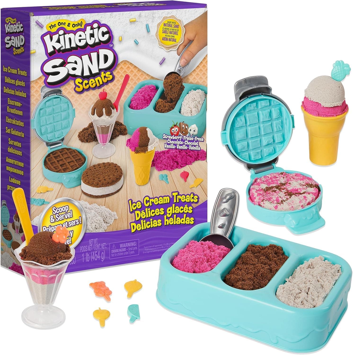 Magic Sand Portable Moldable Play Kit With Storage Box Non Toxic Fun For Kids 1000G Never Dries Out Includes Tools And Molds Creative Multicolor