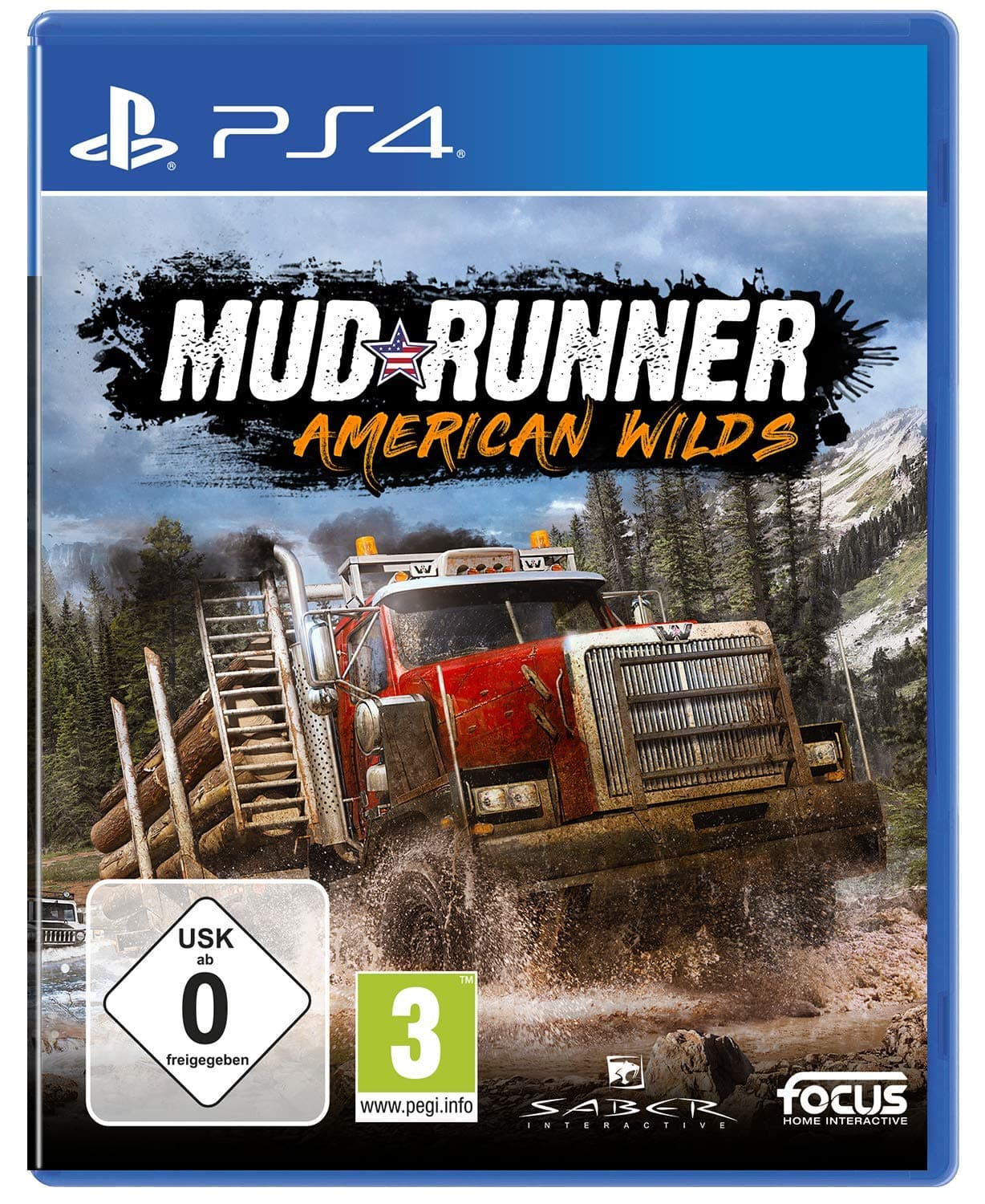 GAME MudRunner - American Wilds Edition, PS4 video PlayStation 4 Basic - GAME MudRunner - American Wilds Edition, PS4, PlayStation 4, Simulation, Multiplayer mode, E (Everyone)