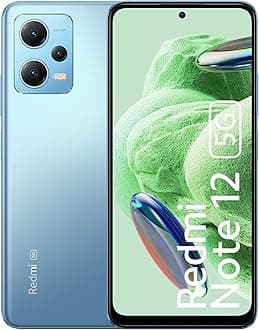 Redmi Note 12 5G Mystique Blue 4GB RAM 128GB ROM | 1st Phone with 120Hz Super AMOLED and Snapdragon® 4 Gen 1 | 48MP AI Triple Camera