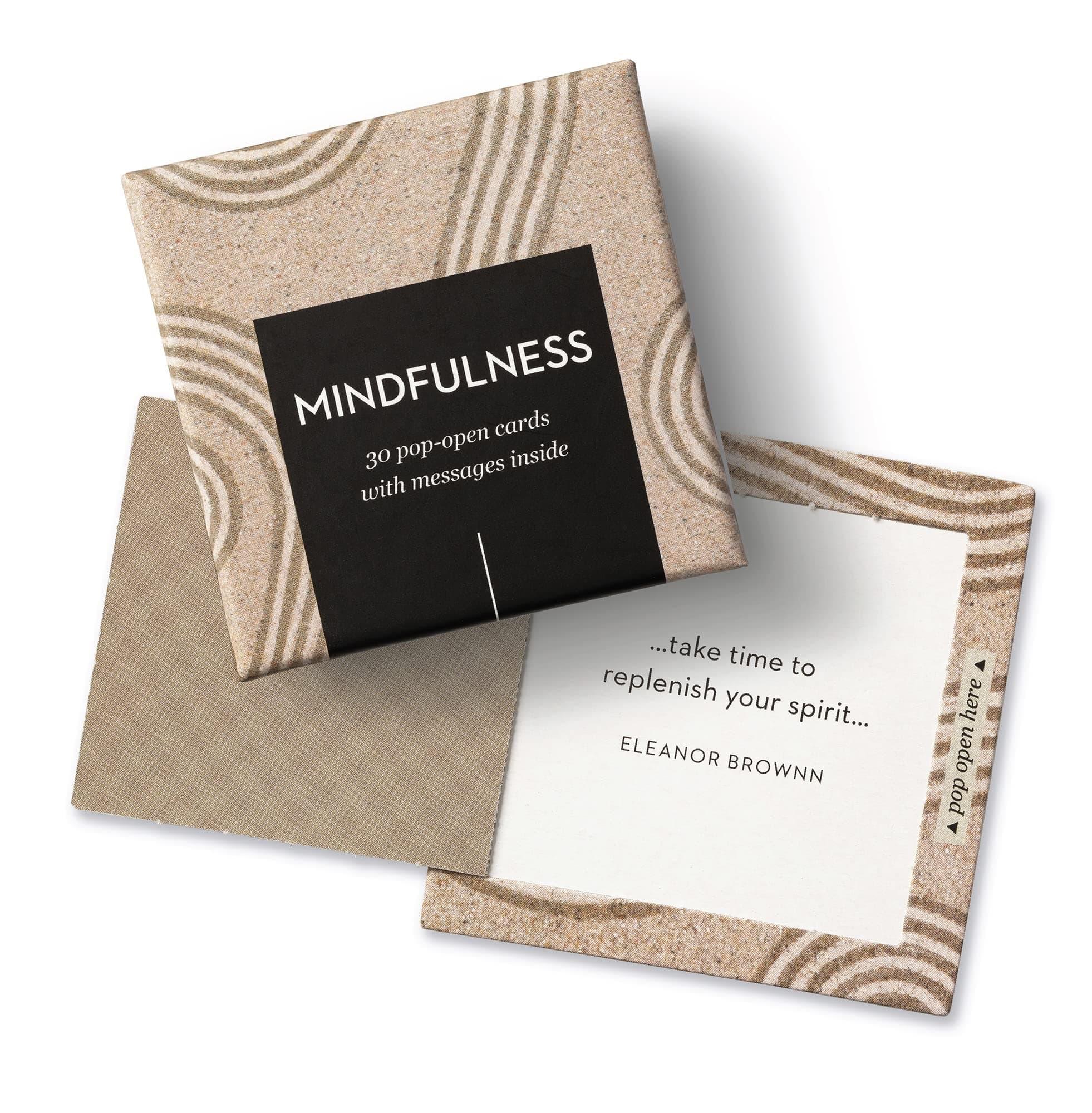 CompendiumThoughtFulls Pop-Open Cards — Mindfulness — 30 Pop-Open Cards, Each with a Different Inspiring Message InsideThe Forest Stewardship Council