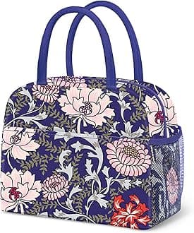 DALINDALunch Bag Lunch Box for Women Men Reusable Insulated Lunch Tote Bag,Leakproof Thermal Cooler Sack Food Handbags Case High Capacity for Travel Work Picnic Beach,Orchid