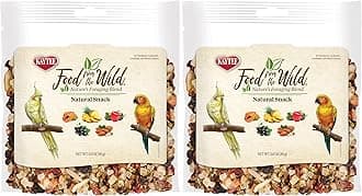 Kaytee Food from The Wild Natural Pet Bird Snack Food Treats for Parakeets, Cockatiels, Lovebirds, and Small Conures, 3 oz (Pack of 2)