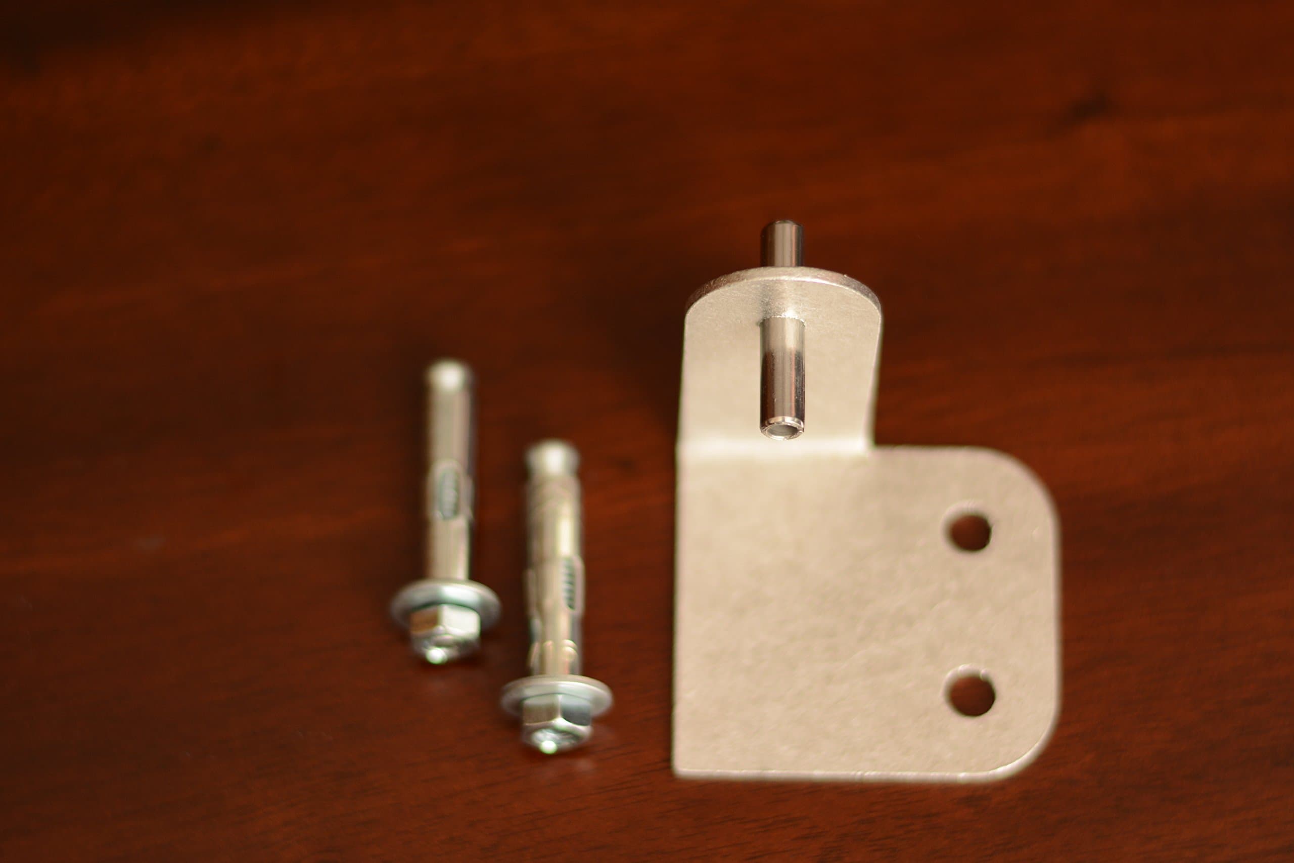 Block Wall Mounting Bracket for Coyote Rollers (Professional Installation Recommended)