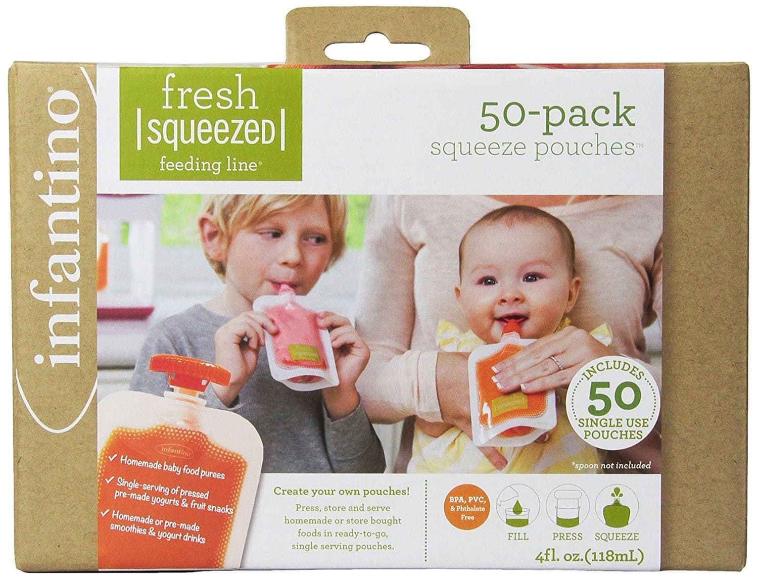 50 Squeeze Pouches