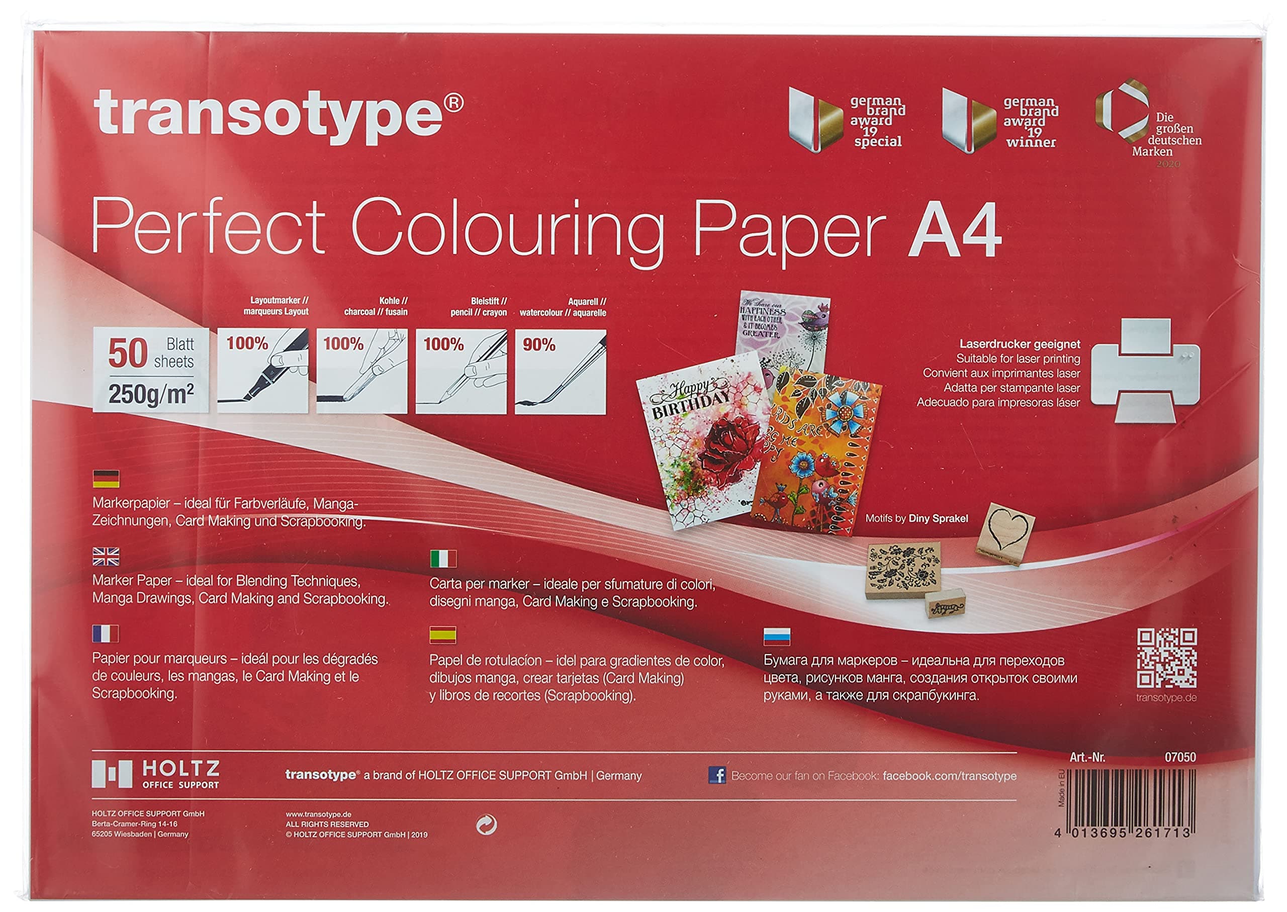 A4 Perfect Colouring Paper (50 Sheets)