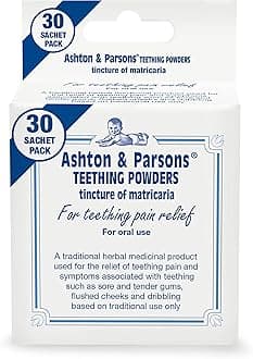 Ashton & Parsons Teething Powders, used to soothe teething pain and symptoms, for Babies From 3 Months+, natural traditional remedy, UK’s No1 teething brand in pharmacy*, Pack of 30.