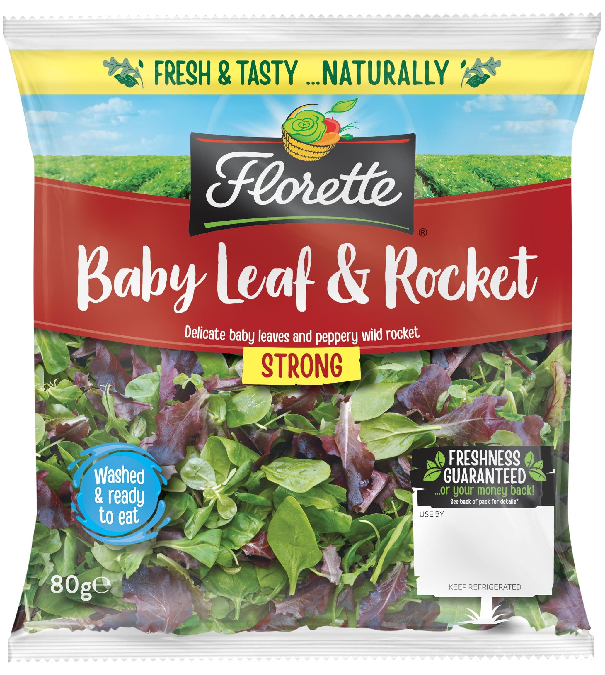 Florette Baby Leaf & Rocket, 80g